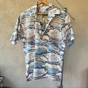 Reyn Spooner Detrich Varez Hawaiian Shirt-Large